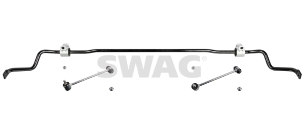 SWAG 33 10 0908 Ράβδος στρέψης, αμάξωμα αυτοκινήτου Πίσω άξονας for MERCEDES-BENZ
